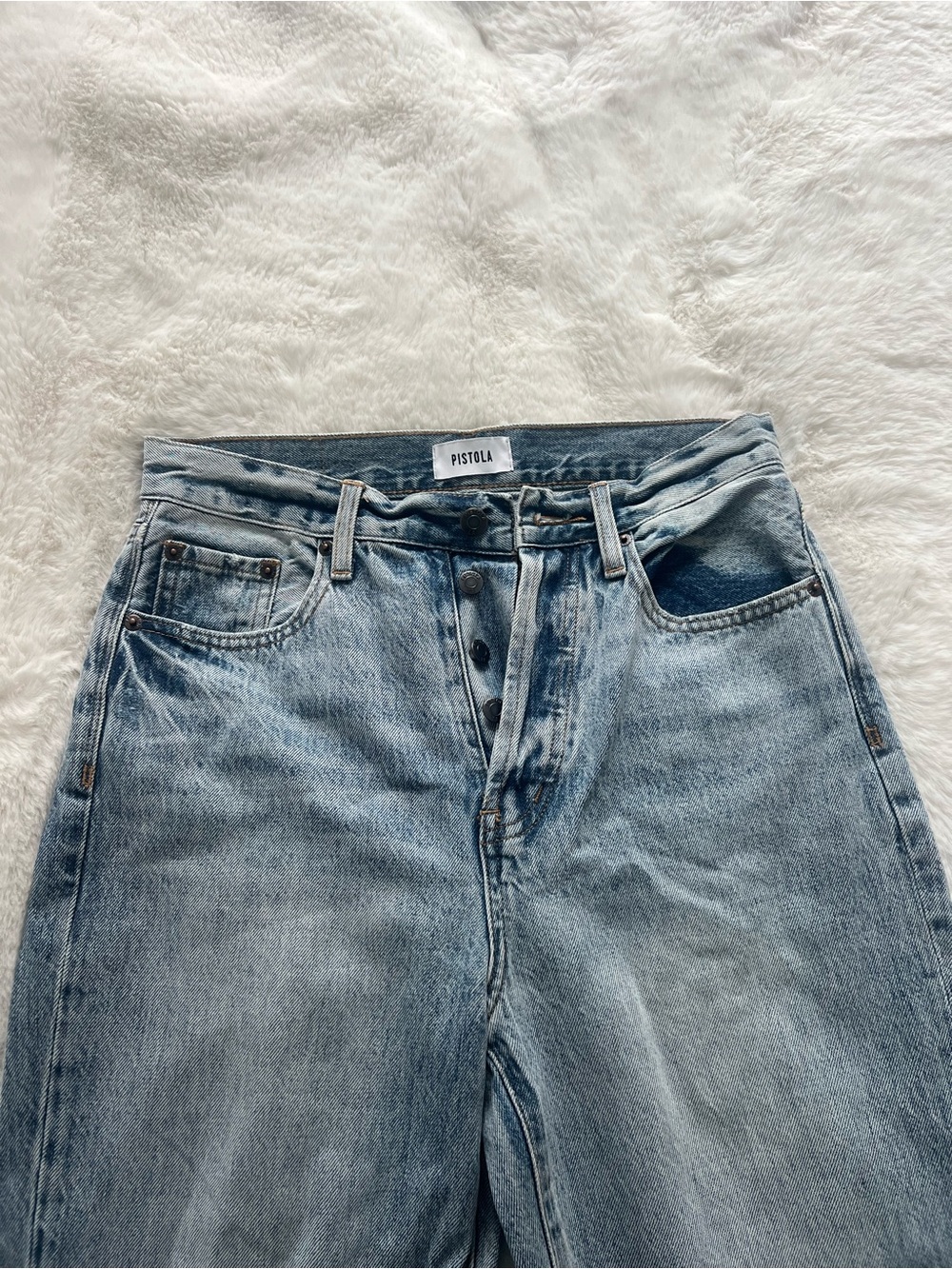 Pistola Light Blue Straight-Leg Jeans